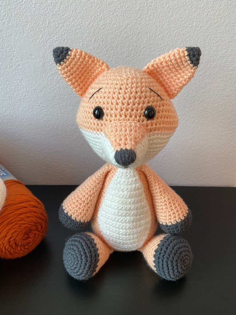 Amigurumi Fox CROCHET PATTERN ONLY Fox Stuffie Amigurumi Pattern image 2