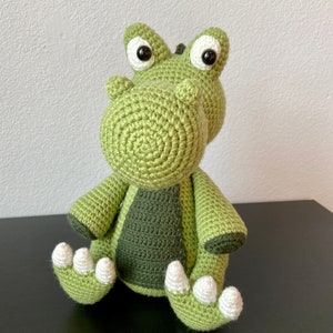 Amigurumi Alligator CROCHET PATTERN ONLY alligator amigurumi, alligator pattern, alligator tutorial, crochet pattern, amigurumi pattern image 5