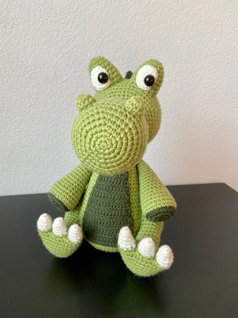 Amigurumi Alligator CROCHET PATTERN ONLY alligator amigurumi, alligator pattern, alligator tutorial, crochet pattern, amigurumi pattern image 5