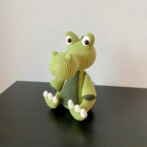 Amigurumi Alligator CROCHET PATTERN ONLY alligator amigurumi, alligator pattern, alligator tutorial, crochet pattern, amigurumi pattern image 6