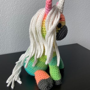 Amigurumi Unicorn CROCHET PATTERN ONLY mini unicorn, amigurumi unicorn, unicorn pattern, amigurumi pattern, crochet unicorn, tutorial image 10