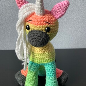 Amigurumi Unicorn CROCHET PATTERN ONLY mini unicorn, amigurumi unicorn, unicorn pattern, amigurumi pattern, crochet unicorn, tutorial image 9