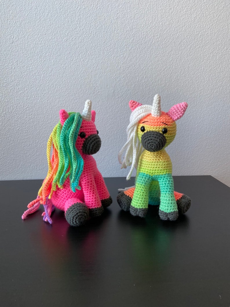 Amigurumi Unicorn CROCHET PATTERN ONLY mini unicorn, amigurumi unicorn, unicorn pattern, amigurumi pattern, crochet unicorn, tutorial image 6