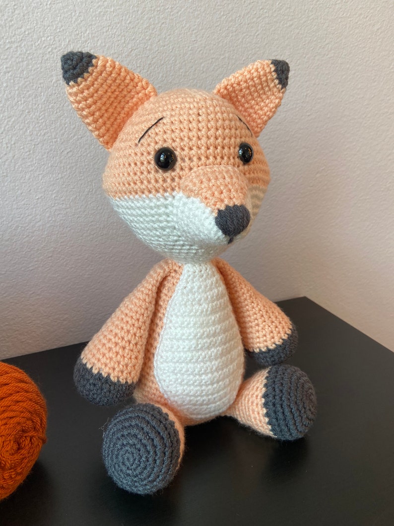 Amigurumi Fox CROCHET PATTERN ONLY Fox Stuffie Amigurumi Pattern image 10