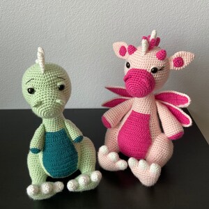 Amigurumi Dragon & T-Rex Pattern Pack CROCHET PATTERNS ONLY image 3