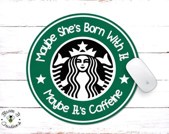Geek Mousepad Mouse Pad Desk Accessories All the coffee she had no effect Office Accessories Coffee Lover Funny Mouse Pad Work AS4