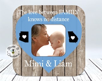 Picture Frame Gift For Grandma Mimi Nana, The Love Between Family, Long Distance Family Relationship, Gift for Grandma, Mother's Day