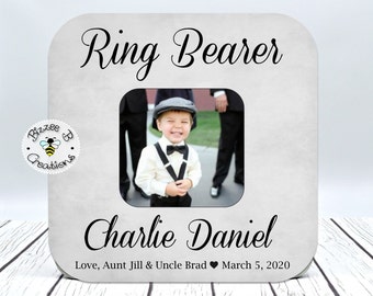 Ring Bearer Gift, Personalized Wedding Thank You, Wedding Thank You Gift, Best Ring Bearer, Ring Bearer Frame, Wedding Gift for Ring Bearer