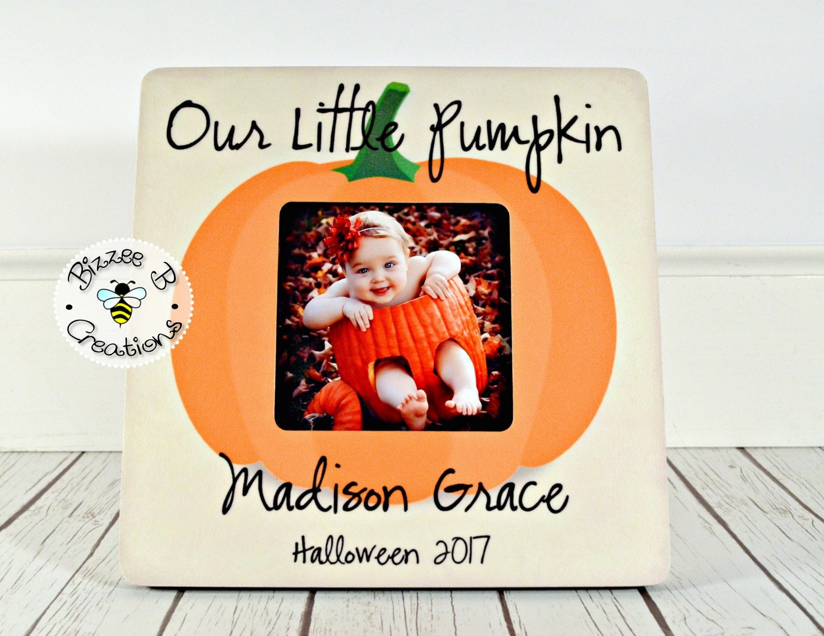 Baby Picture Frame Our Little Pumpkin 50