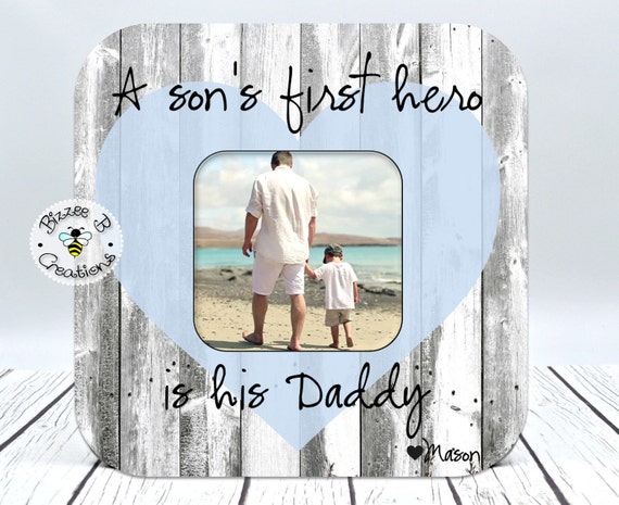 Download Personalized Picture Frame For Daddy First Father S Day Etsy