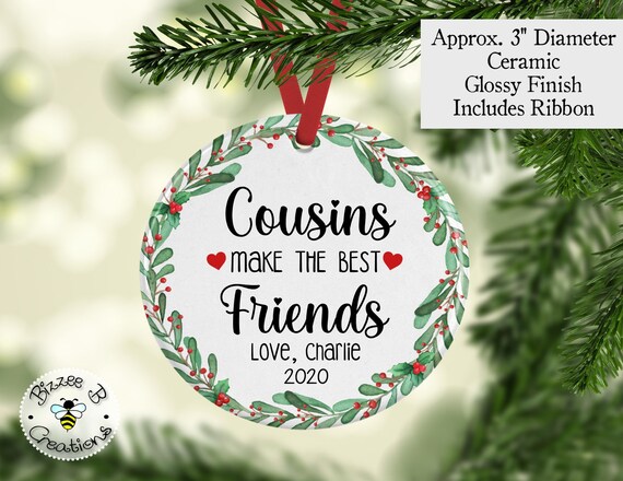 Christmas ornaments for cousins Clearance