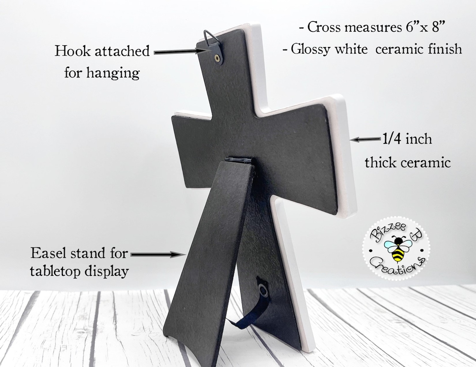 Personalized Ceramic Cross Gift Baptism Gift for Boy Godson - Etsy