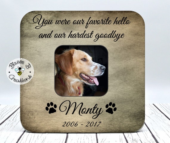 personalized pet frames
