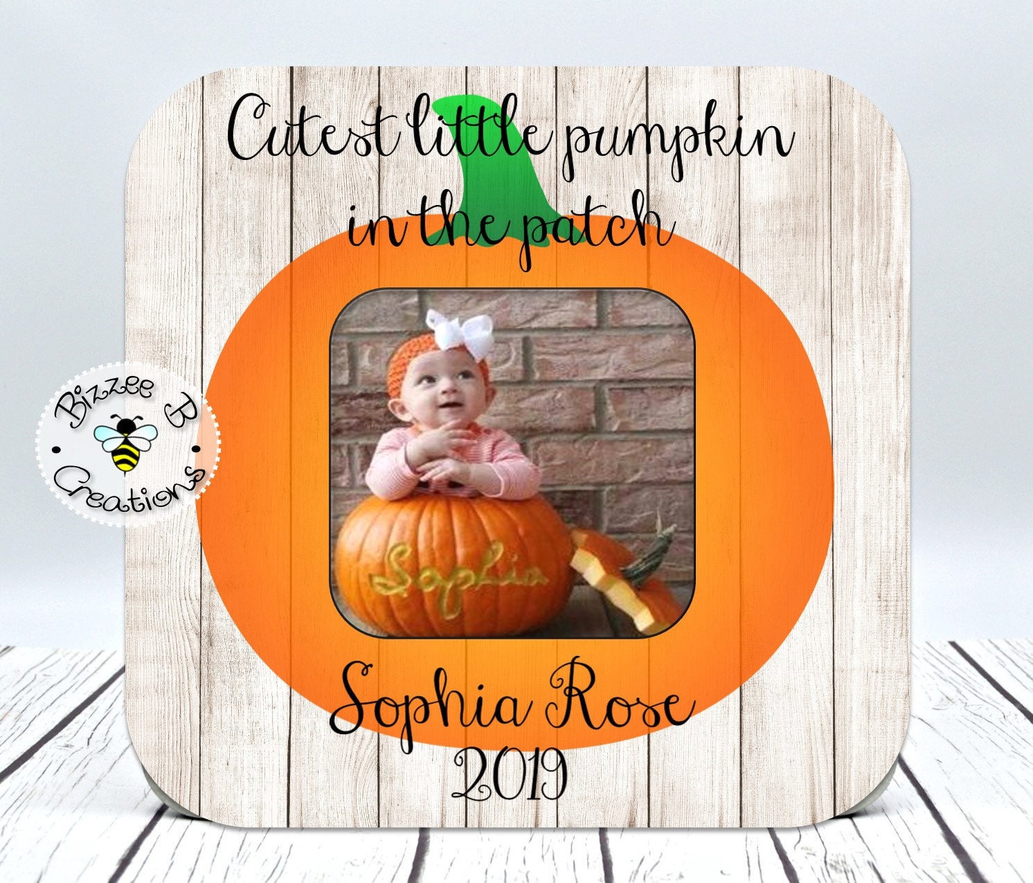 Halloween Picture Frame Baby's Frist Halloween Halloween Etsy