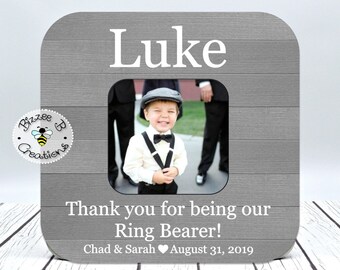 Ring Bearer Gift, Wedding Thank You Gift, Thank you for being our Ring Bearer, Wedding Party Gift, Ring Bearer Gift, Ring Bearer Frame