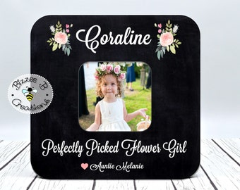 Flower Girl Wedding Gift, Thank You Gift For Flower Girl, Perfectly Picked Flower Girl, Wedding Party Gift, Gift For Niece Flower Girl