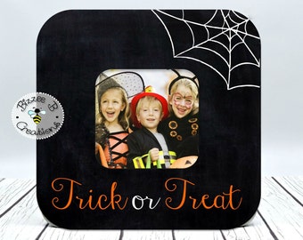Trick Or Treat Picture Frame, Halloween Memory Picture Frame, Halloween Party Picture Frame, Halloween Decor Frame, Halloween 2021