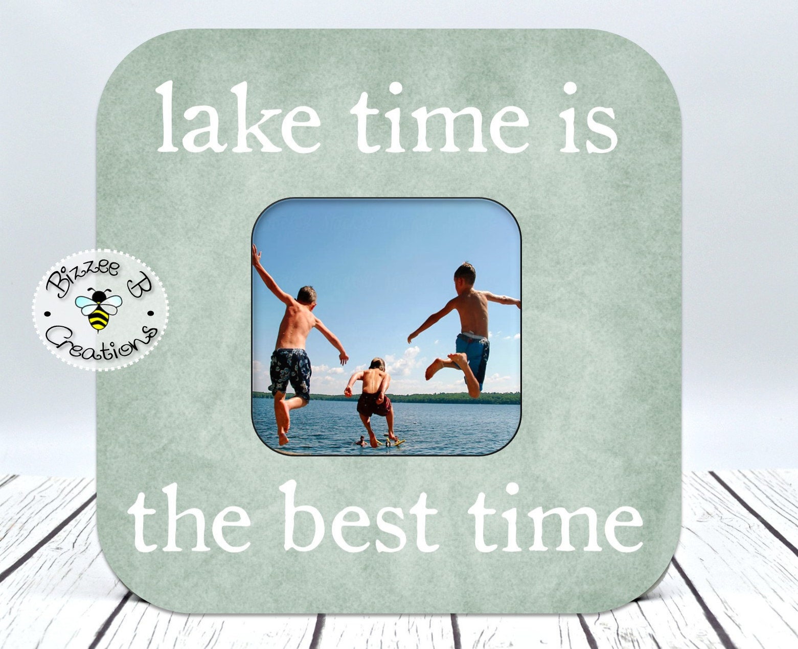 Lake House Picture Frame Family Lake Photo Frame Lake Time Etsy
