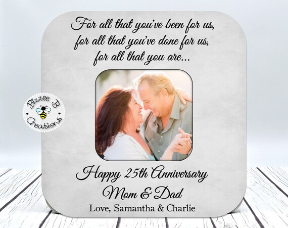 ThisWear 25th Wedding Anniversary Gifts for Him Forever in Love