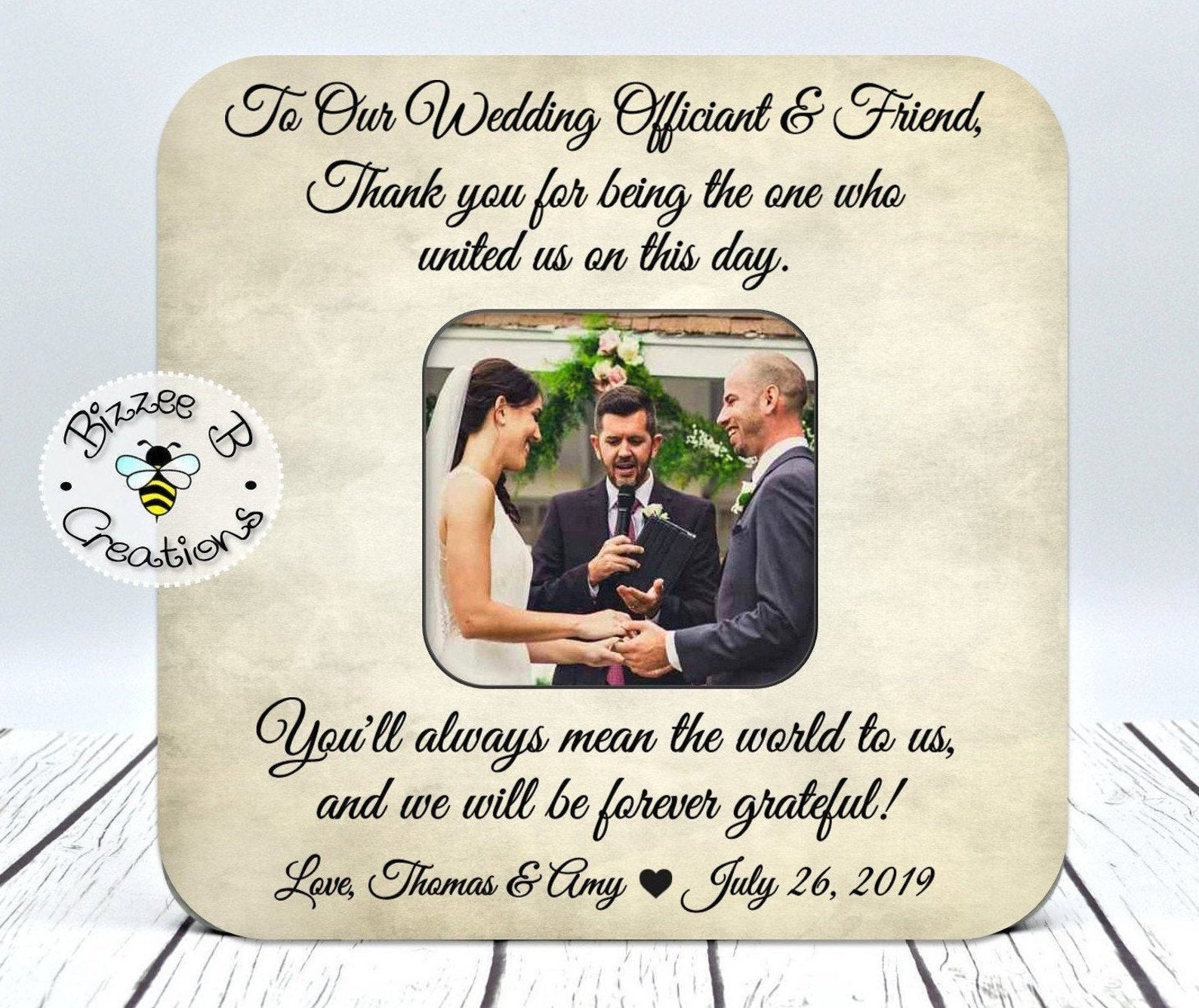 Wedding Officiant Gift Wedding Officiant Wedding Officiant Etsy