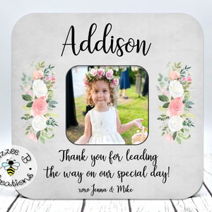 Flower Girl Wedding Gift, Flower Girl Gift, Flower Girl Thank You Gift, Flower Girl Picture Frame, Niece Flower Girl, Flower Girl Niece image 1