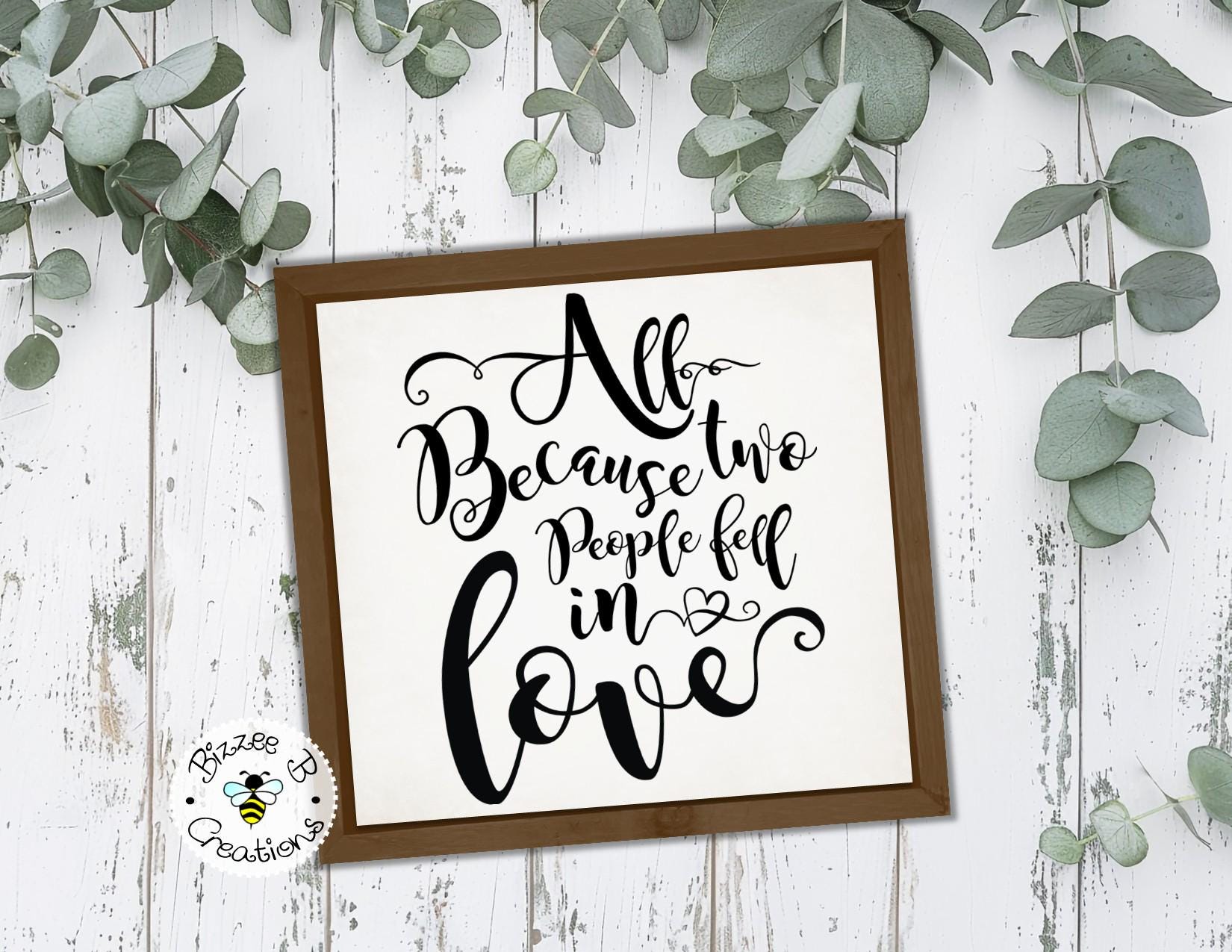Love Saying Wood Signs, Couples Signs, Newlywed Signs, Soulmate Sign ...