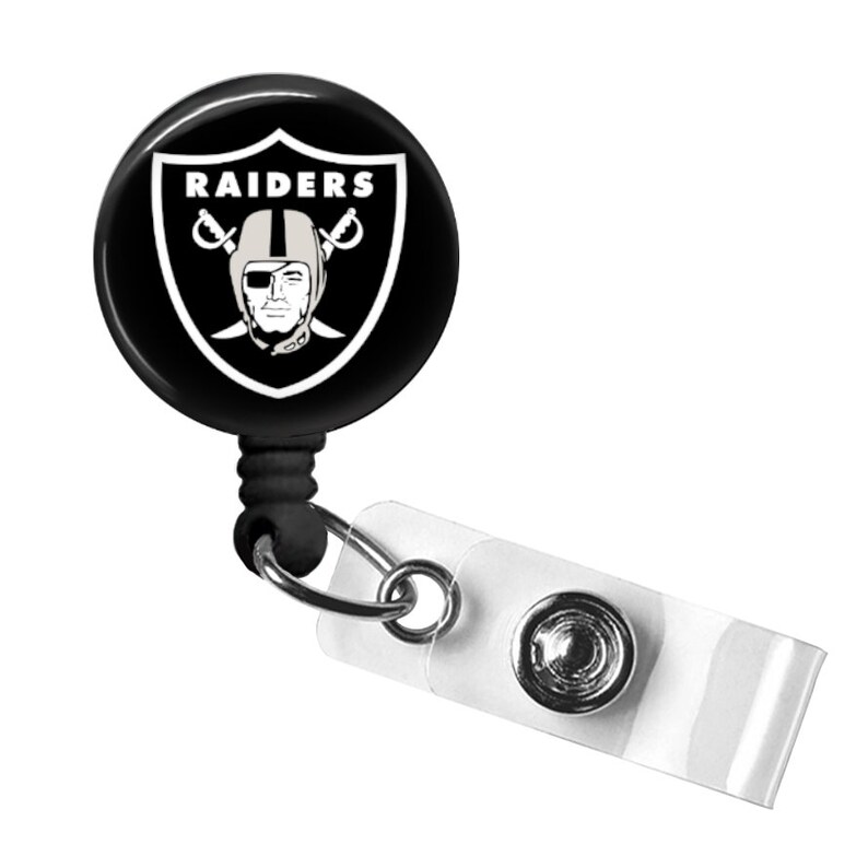 Football Badge Reel Swivel ID Holder