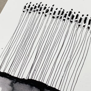 Fine Art Print Set A5 | Art Print Group of People | Black and White Graphic | Giclée Print on Artist Paper | Atelier Claudia König image 7