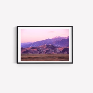 Große Sand Dünen Nationalpark in Colorado, Nationalpark, Sand, Sonnenuntergang, digitaler Download, Digitale Drucke, digitale Wandkunst, digitale Kunst