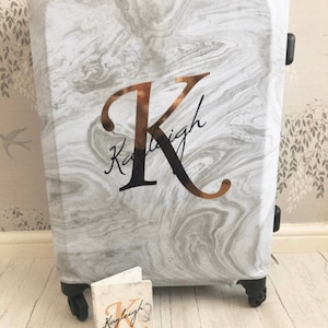 Suitcase Name Vinyl decal sticker, personalised suitcase