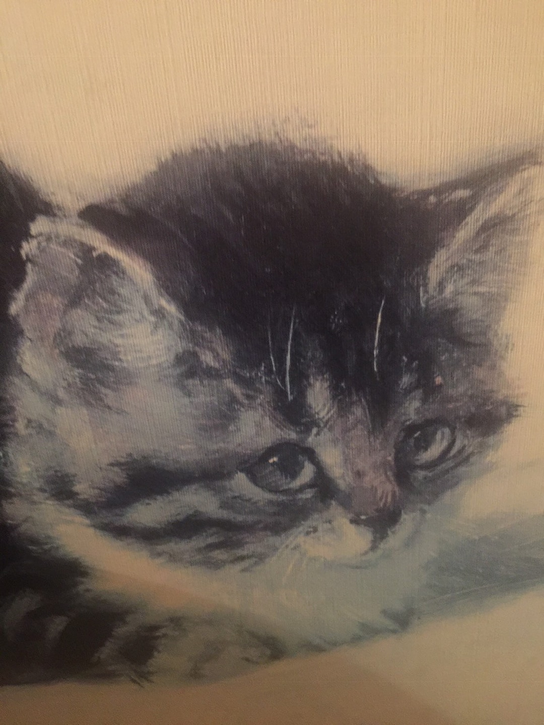 Kitten Print Henriette Ronner Framed Cat Canvas Signed - Etsy