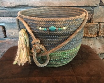 rope baskets etsy