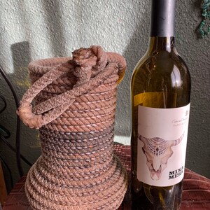 Ranch Rope Vase/Wine