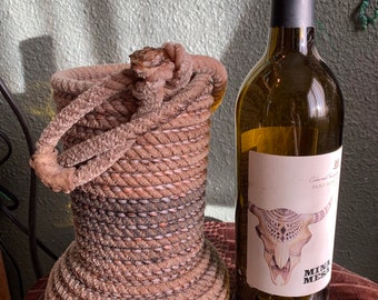 Ranch Rope Vase/Wine