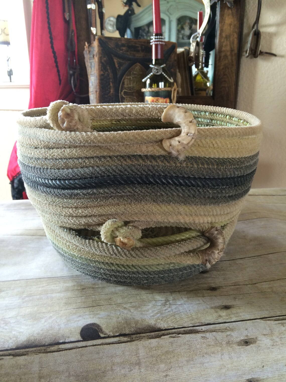 Ranch Rope Basket/bowl Etsy