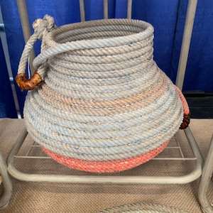 Ranch Rope Basket/Bowl, 2 Rope