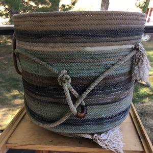 Ranch Rope Basket/Bowl, 4 or 5 Ropes **Custom Request**