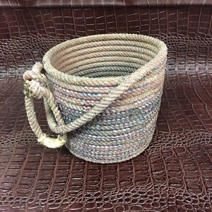 Ranch Rope Canister (Utensil)Rope Canister, Vase or Wine