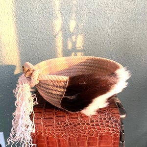Panier Ranch en corde, bol, avec bling, modèles variés