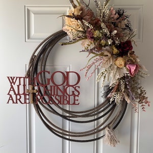 Wreath, Everyday Cowboy Rope Wreath