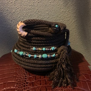 Ranch Corde Panier, Bol, w/Bling, Différents Designs
