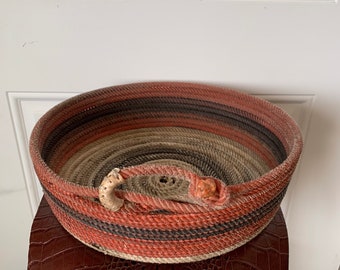 Ranch Rope Basket/Bowl, 2 Rope