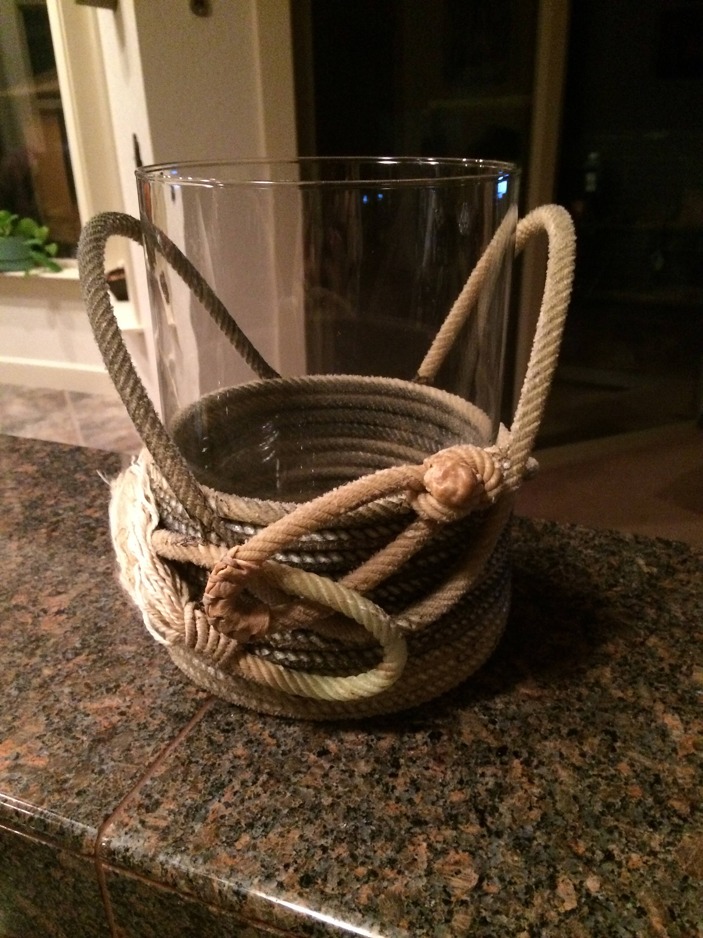 Rope Wrapped Vases Etsy
