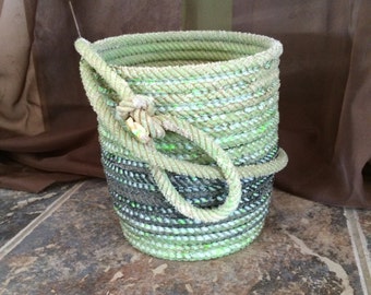 Ranch Rope Canister (Utensil)Rope Canister, Vase or Wine