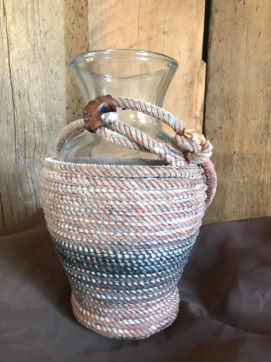 Ranch Rope Wrapped Vases - Etsy