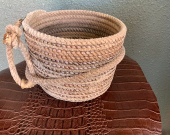 Ranch Rope Canister (Utensil)Rope Basket/Bowl, Various Designs