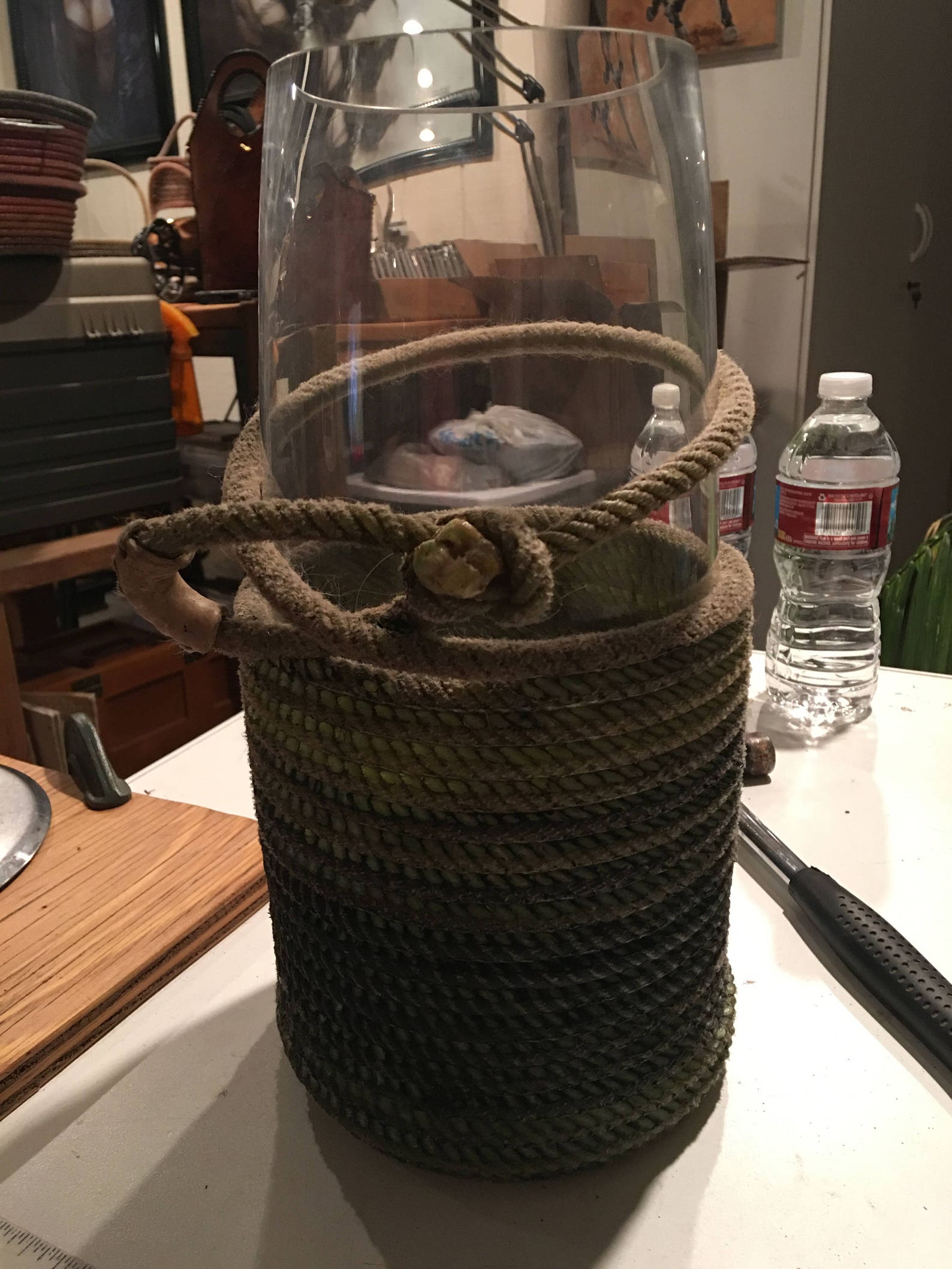 Rope Wrapped Vases Etsy