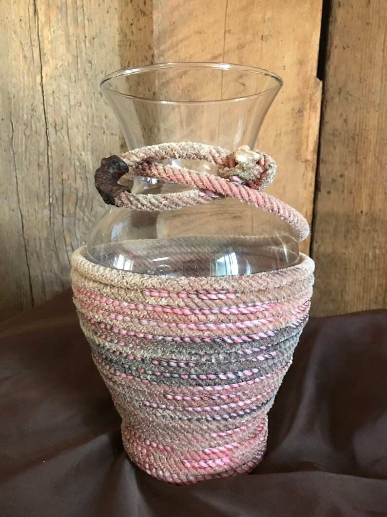 Ranch Rope Wrapped Vases - Etsy