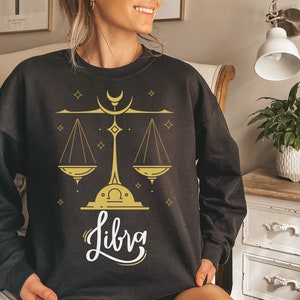 Libra Sweatshirt, Libra, Astrology Libra, A Badass Libra, Constellation Libra, Horoscope Sweatshirt, Zodiac Sweatshirt, Zodiac Libra Sweater