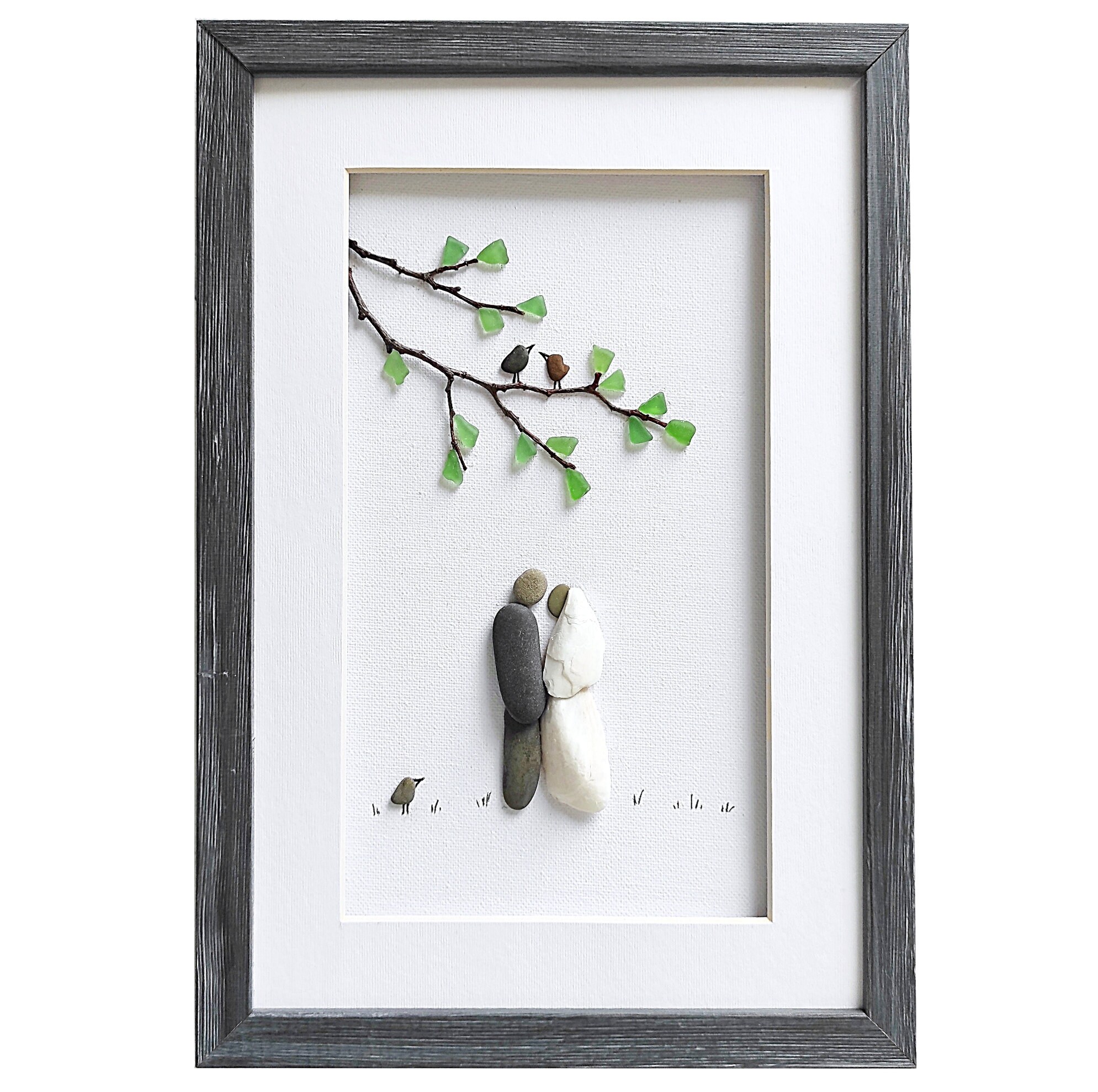 Unique Wedding Pebble Art Gift, Perfect Wedding Couple Gift, Wedding ...